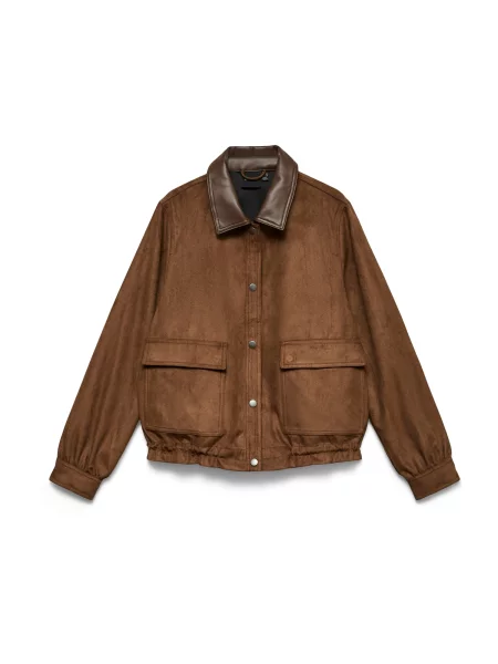 VERO MODA Geacă de primăvară-toamnă VMDARIAMARIA ciocolatiu