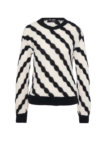 Vero Moda Tall Pulover VMBUBLY negru alb