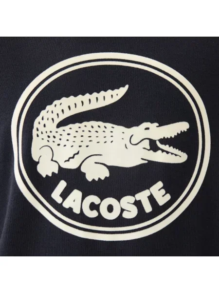 Футболка Lacoste с круглым вырезом черная