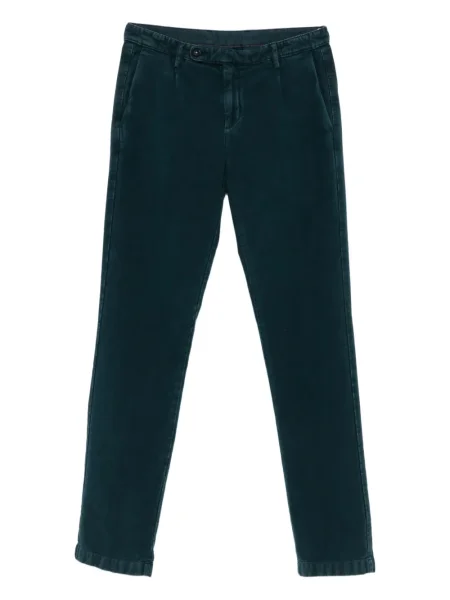 Pantaloni Massimo Alba plisate alb