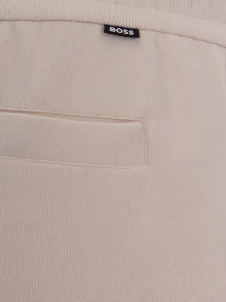 Pantaloni Boss alergare cu autograf cu cordon