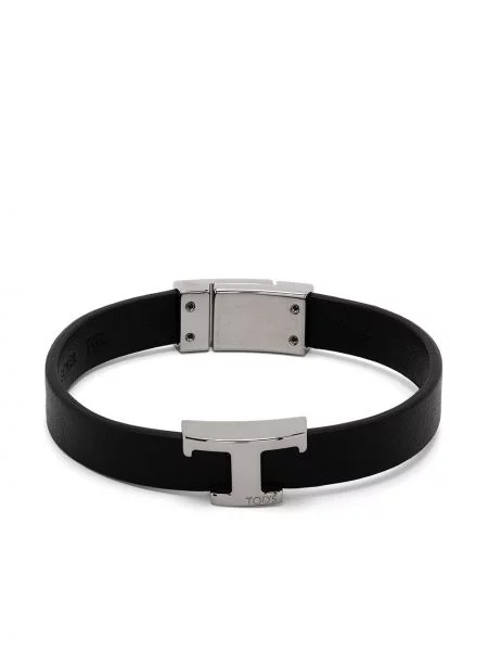 Brăţară Tod's din piele cu autograf negru