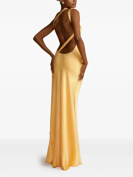 Rochie maxi Arcina Ori de costum galben