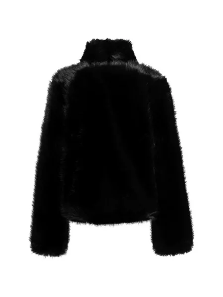 Geacă Bb Couture cu blană negru