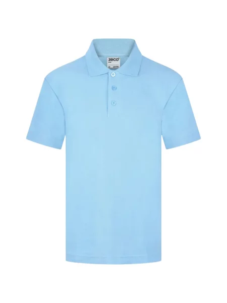 Koszulka polo dziecięca Zeco Schoolwear niebieska