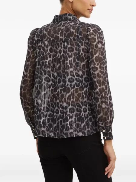 Cămașă Morgan cu imagine cu model leopard negru