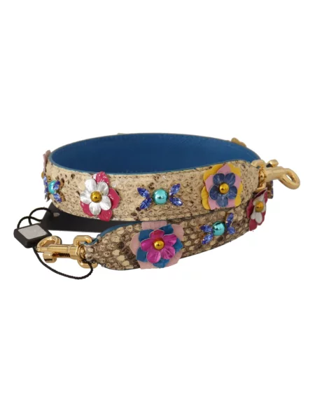 Pasek Dolce And Gabbana skórzany z paskiem