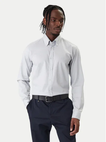 BOSS Cămașă Rickert gri