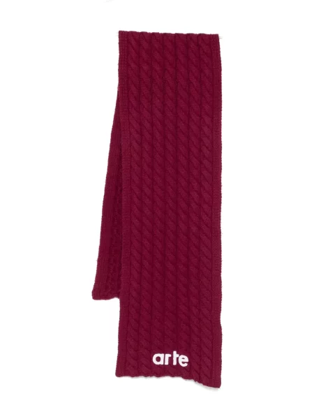 Fular Arte Antwerp tricotate roșu