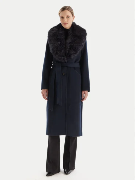 MICHAEL Michael Kors Palton de lână Bleumarin