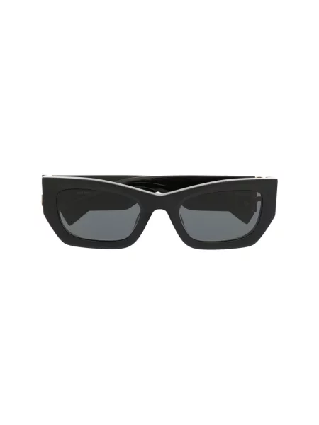 Okulary przeciwsłoneczne Miu Miu Eyewear z logo czarne