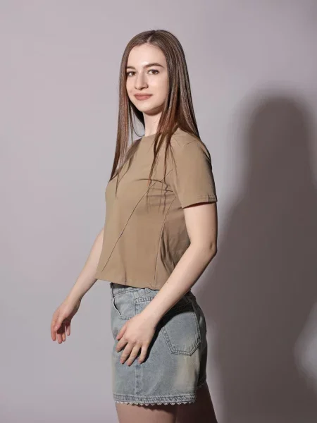Футболка Stream бежевая