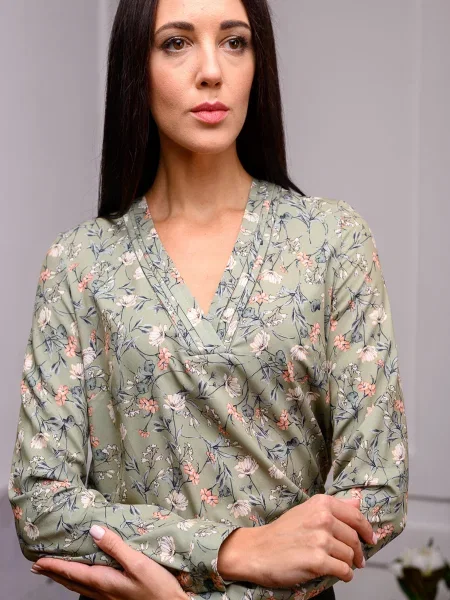 Блуза LadyLike оливковий