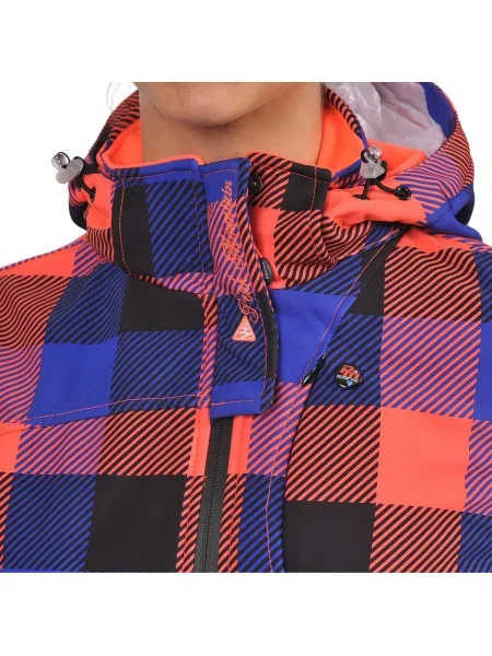 Geacă Peak Mountain softshell albastru