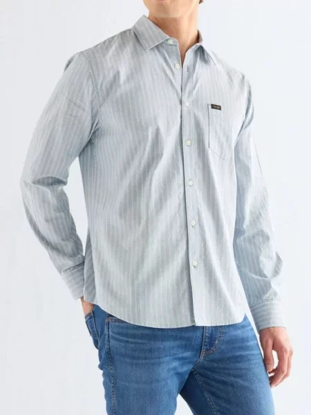 Csíkos ing Wrangler kék