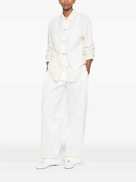 Pantaloni The Row alb