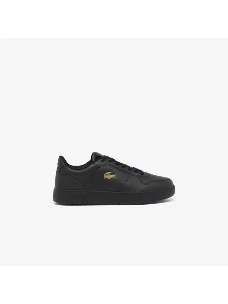 Lacoste Skórzane Sneakersy Court Ace czarne