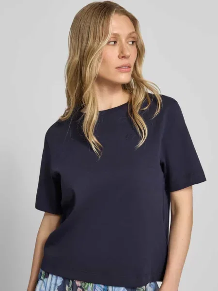 T-shirt z wyhaftowanym logo model SVEHA' Oui