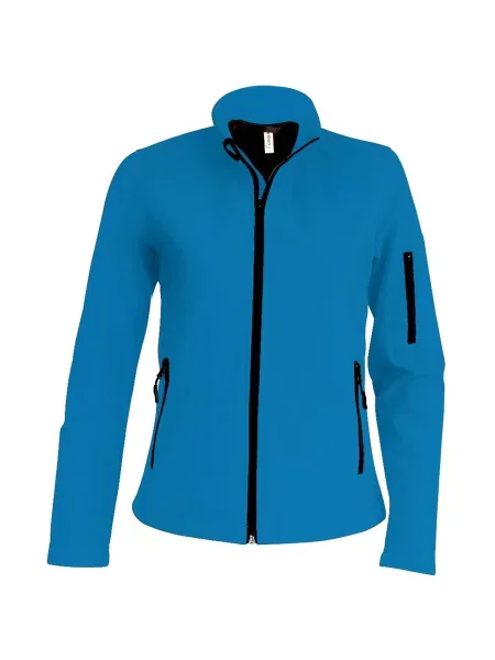 Kurtka Kariban Softshell niebieska