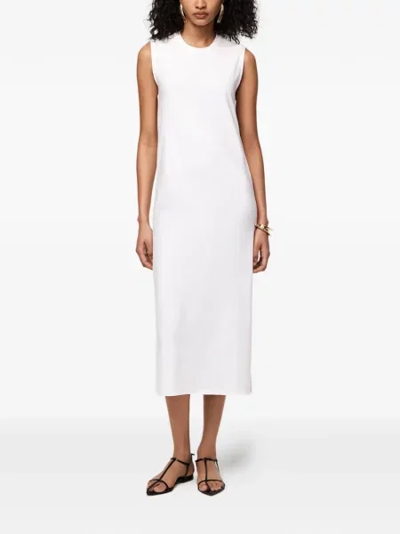 Rochie Another Tomorrow fără mâneci alb