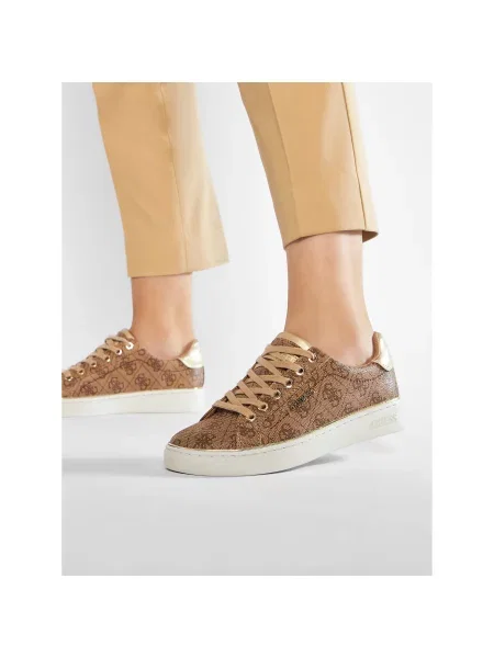 Sneakersy Guess Beckie hnedá