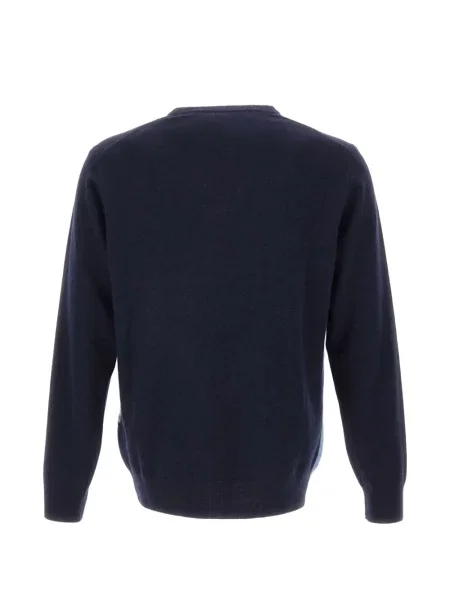 Hanorac crewneck Mc2 Saint Barth cu decolteu rotund albastru