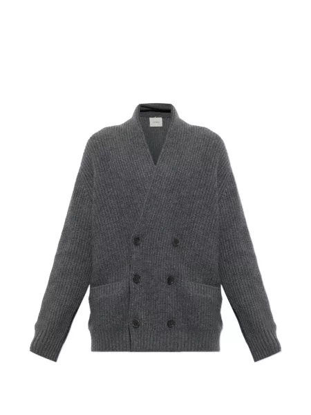 Cardigan Lisa Yang cu două rânduri de nasturi gri