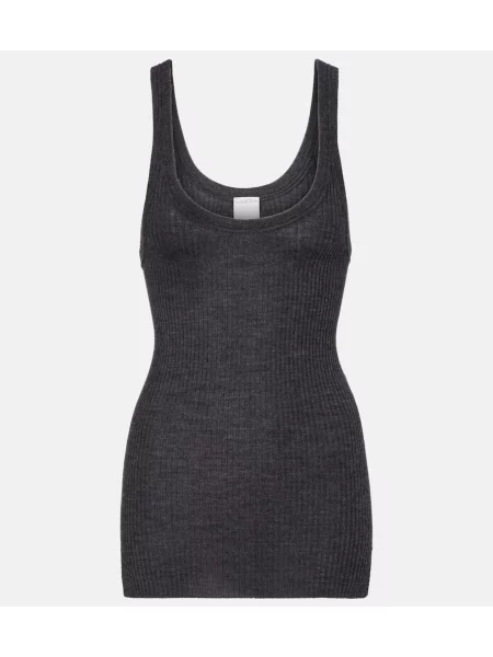 Top Calvin Klein de lână gri