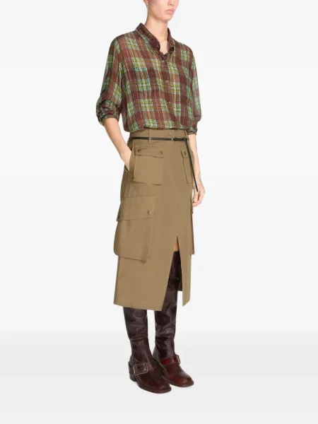 Sijonas Dries Van Noten poplinas