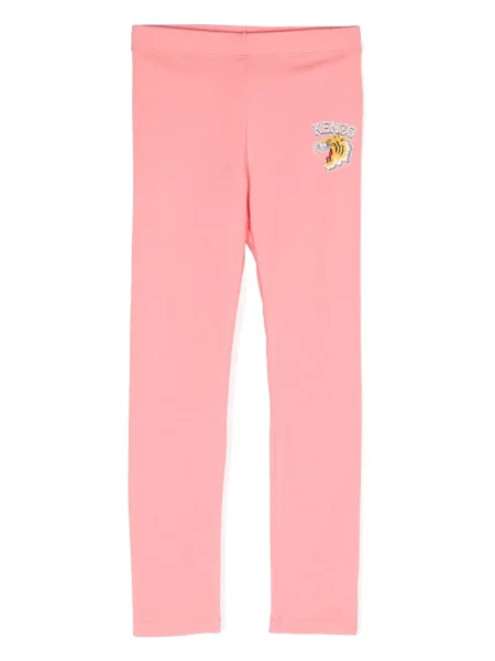Legginsy dziecięce Kenzo różowe