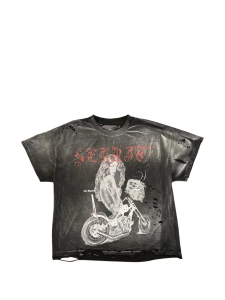 Tricou Sekrit zdrențuiți negru
