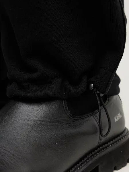 Однотонные спортивные штаны Versace Jeans Couture черные