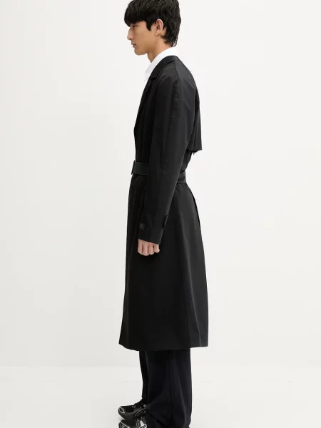 Maison Margiela płaszcz przejściowy czarny