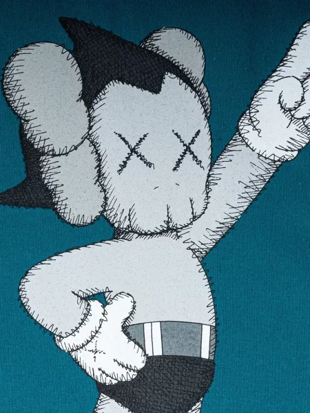 Koszulka dziecięca Kaws zielona