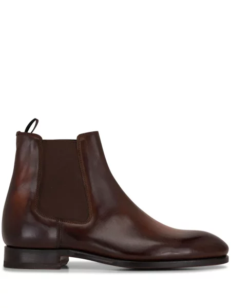 Botine Bontoni din piele maro