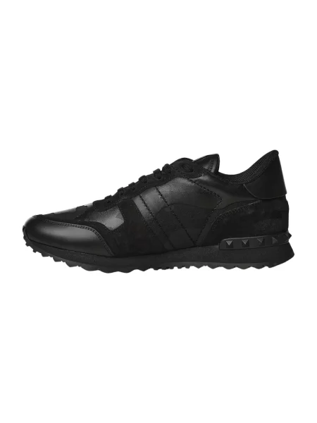 Sneakersy Valentino Garavani skórzane czarne
