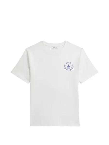 Koszulka polo dziecięca Polo Ralph Lauren biała