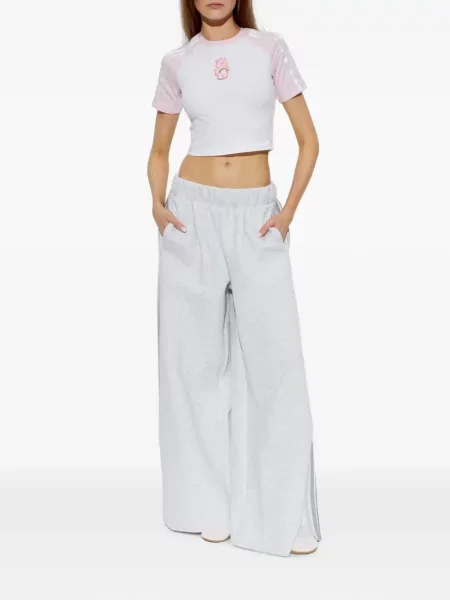 Decupat tricou Adidas alb