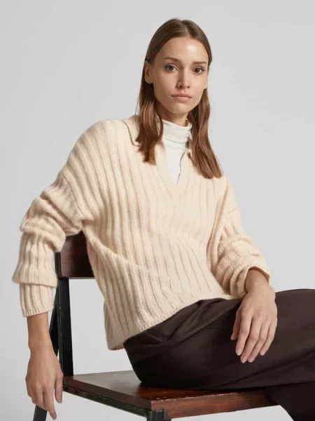 Sweter z dzianiny z obniżonymi ramionami (the Mercer) N.y.