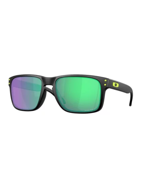 Okulary Oakley Holbrook Court Collection Matte Black z soczewkami Prizm Road Jade czarne
