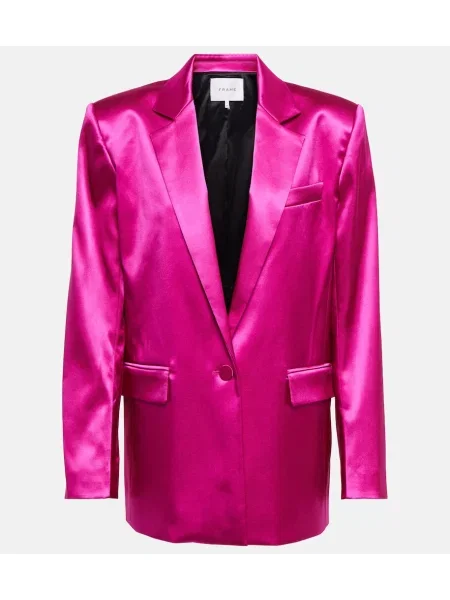 Sacou Frame din satin roz