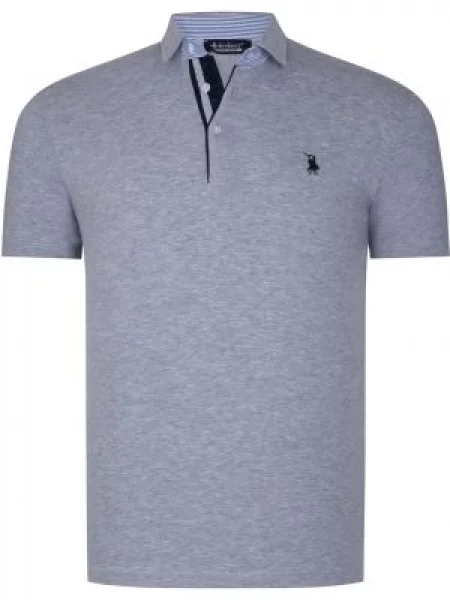 Polo majica Dewberry siva