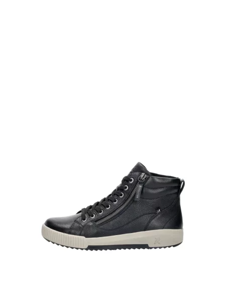 Sneakersy Rieker skórzane czarne