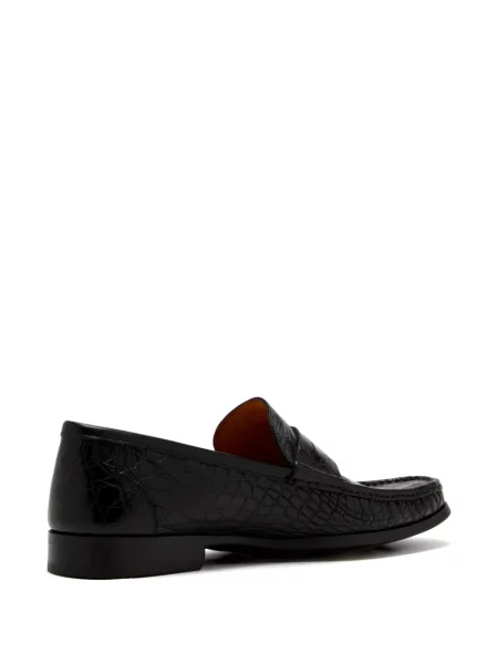 Pantofi loafer Magnanni din piele negru
