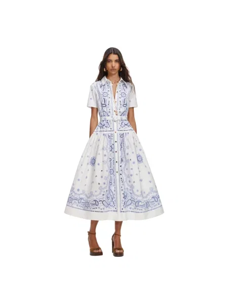 Sukienka maxi Self-portrait koronkowa