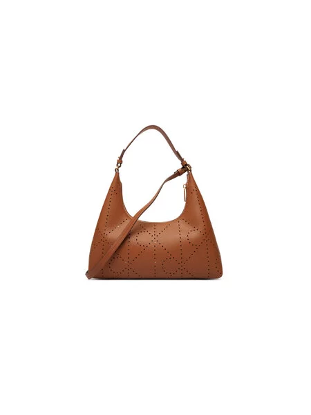 Rankinė Calvin Klein Emblem Aop Perfor Lthr Bag ruda