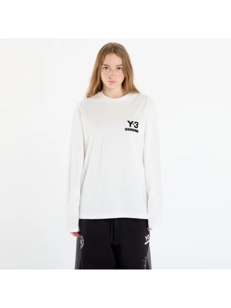 Tricou x Neighborhood Logo Long Sleeve Tee UNISEX Core White L alb
