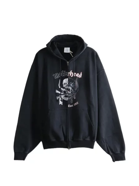 Hanorac cu glugă Vetements negru