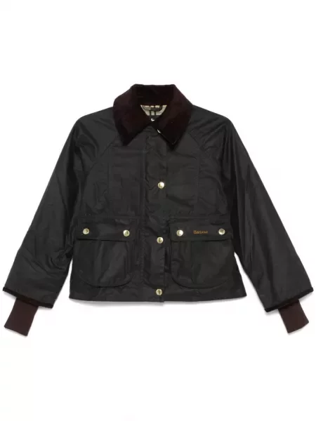 Ceruit decupat geacă Barbour verde
