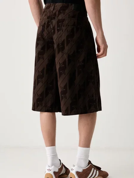 Adidas Originals bermudy Monogram brązowe